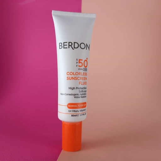 ضدآفتاب بی رنگ بردون مناسب پوست خشک و نرمال با spf50