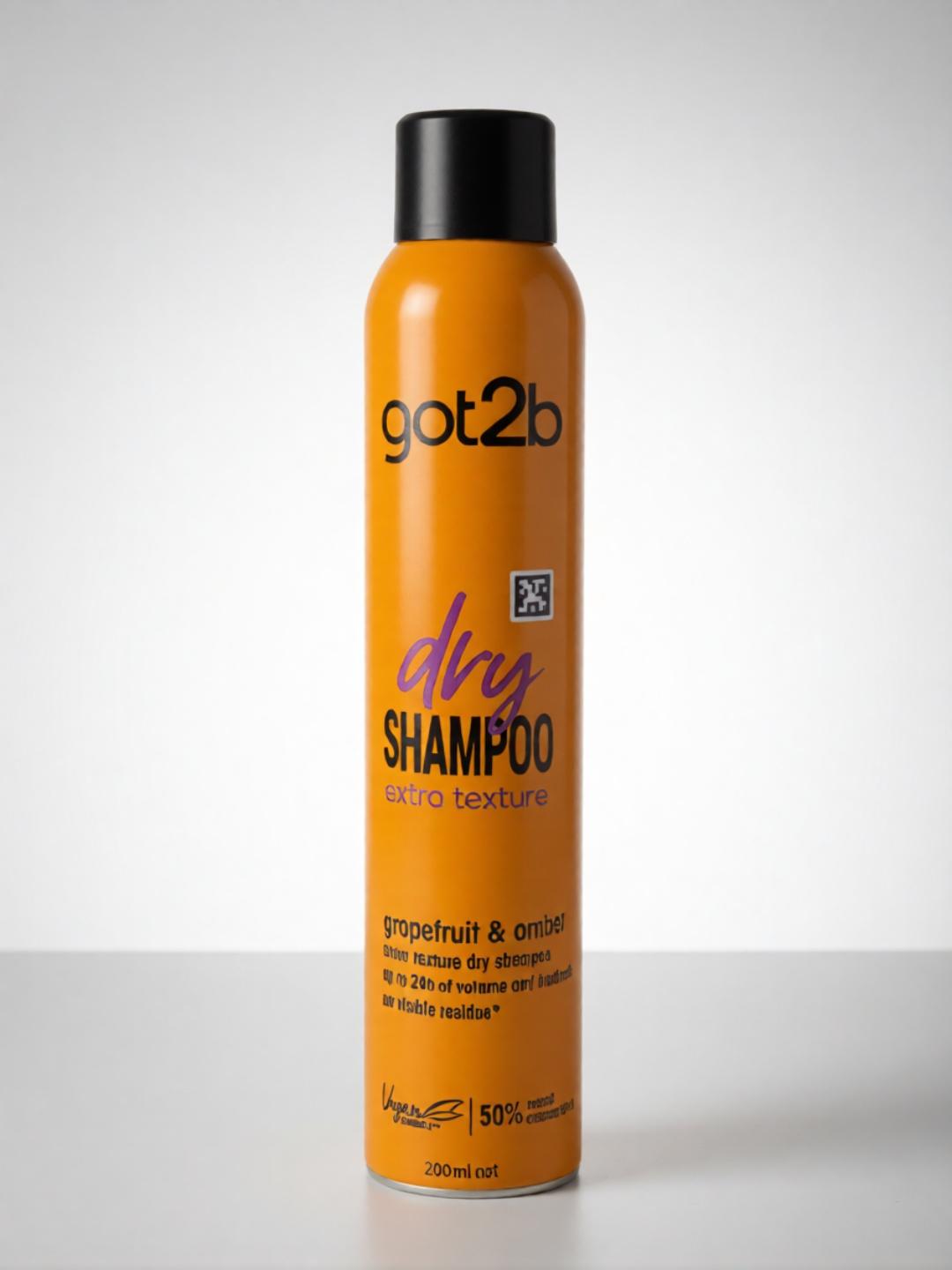 شامپو خشک گات توبی got2b مدل extra texture رایحه گریپفروت حجم 200 میل